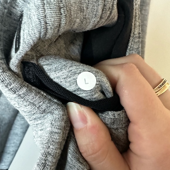 Lululemon City Bound Wrap Snap Button Jacket Black/Gray Women's Size Large - Picture 13 of 14